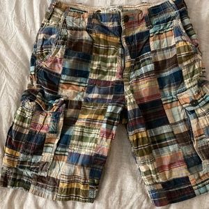 American Eagle Patchwork Cargo Shorts Men's